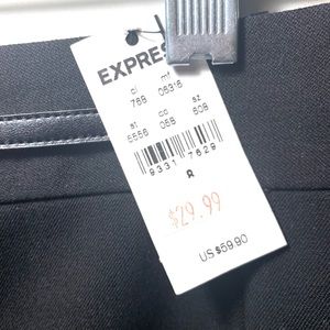 NWT Express pencil black skirt size 8